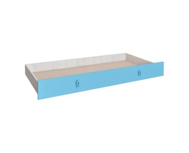 Zásuvka pod postel dub bílý/modrá NUMERO