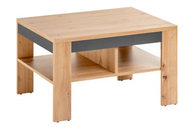 Konferenční stolek dub artisan/šedá VEGA