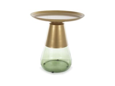 Stolek konferenční zlatý/zelený TIFFANY GOLD A