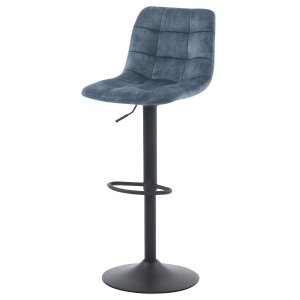 Židle barová modrá/černá AUB-711 BLUE4
