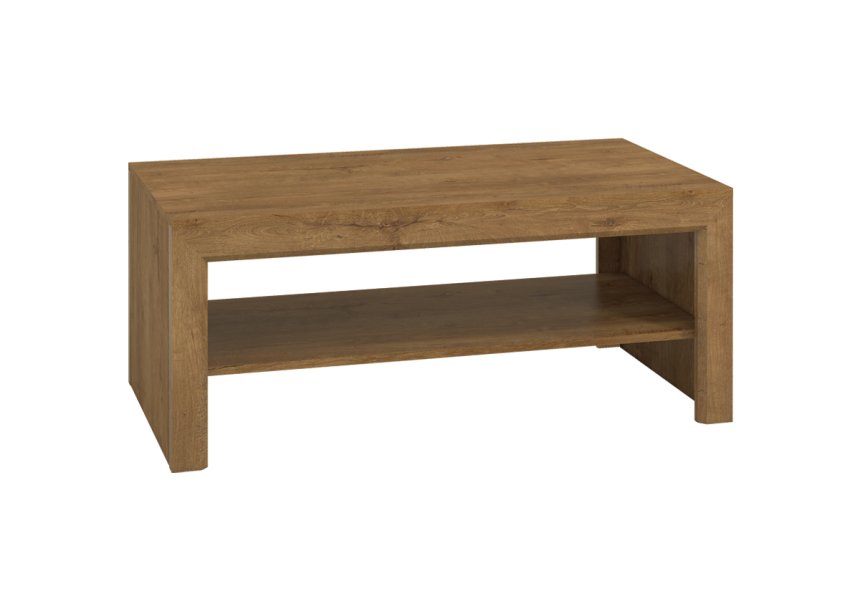 Konferenční stolek dub lefkas/černá BALTICA NEW 1401