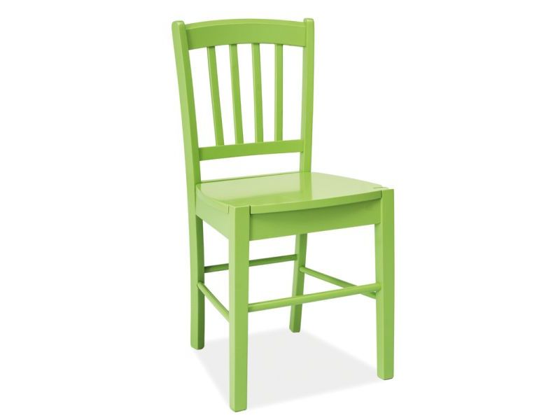 Židle jídelní dřevěná zelená CD-57
