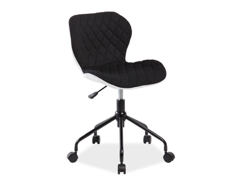 Židle kancelářská černá/bílá RINO