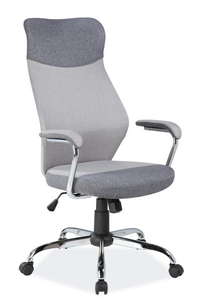 Židle kancelářská šedá Q-319
