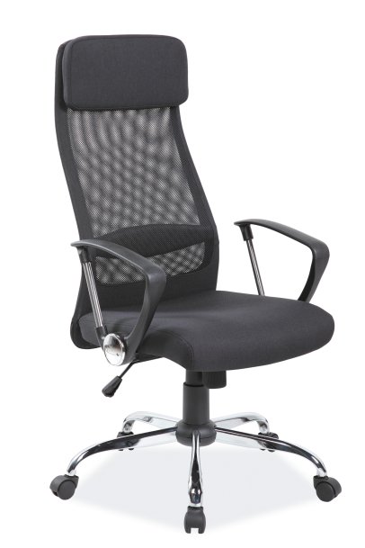 Židle kancelářská černá Q-345