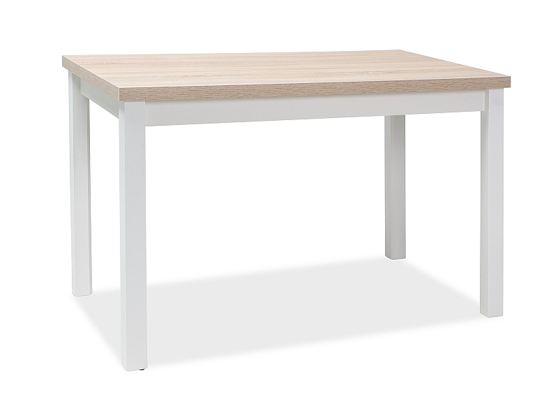 Stůl jídelní dub sonoma/bílá 120x68 ADAM