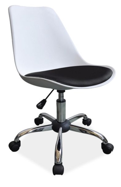 Židle kancelářská bílá Q-777