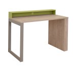 Stůl pracovní dub premium/zelená KINDER