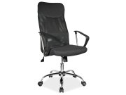 Židle kancelářská černá/červená Q-025