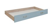 Zásuvka pod postel dub premium/modrá KINDER
