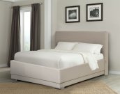 Čalouněná postel s úložným prostorem béžová 180 storage XL BONN