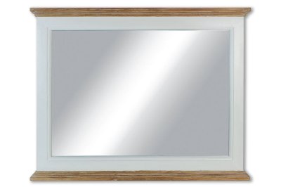 Zrcadlo bílá antik/přírodní XT053