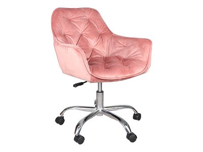 Židle kancelářská růžová Q-190
