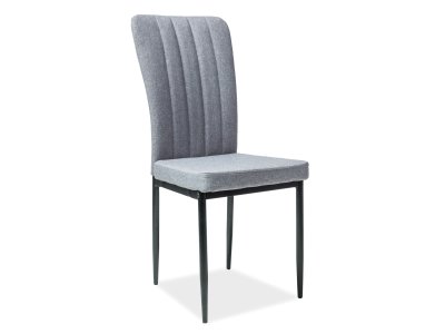 Židle jídelní šedá/černá H-733