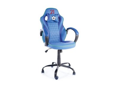 Židle kancelářská modrá/černá ITALY