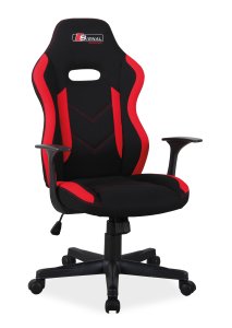 Židle kancelářská černá/červená RAPID