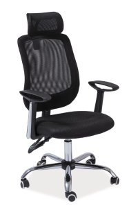 Židle kancelářská černá Q-118
