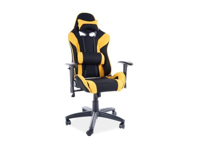 Židle kancelářská žlutá/černá VIPER KID