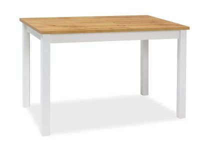 Stůl jídelní dub sonoma/bílá 100x60 ADAM