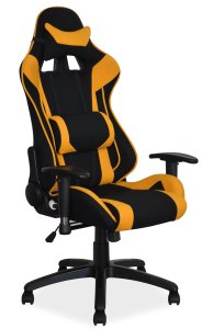 Židle kancelářská černá/žlutá VIPER