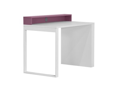 Stůl pracovní bílá/fialová KINDER