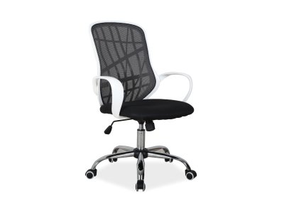 Židle kancelářská černá/bílá DEXTER