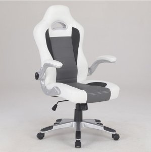 Židle kancelářská ekokůže bílá KA-Y240 WT