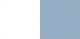 Korpus Alpská bílá / Dvířka Studená modrá