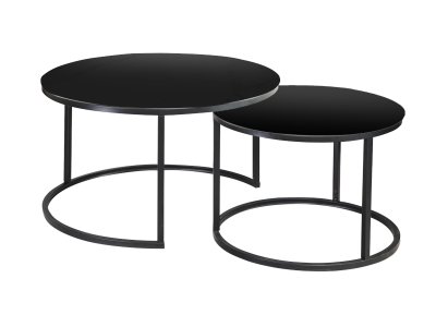Konferenční stolek černá/černá mat ATLANTA D