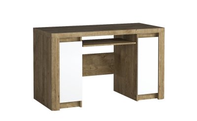 Stůl pracovní dub ribbeck/bílá LIVINIO L-14