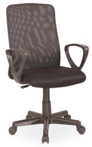 Židle kancelářská černá Q-083