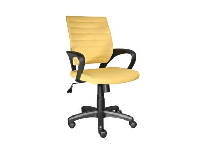Židle kancelářská žlutá Q-051