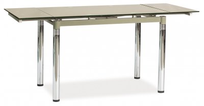 Stůl jídelní skleněný šedý GD-018